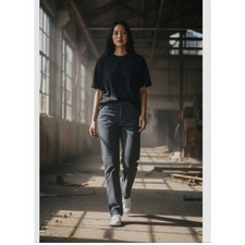 Fabulous Gloria Vanderbilt Gray Straight Leg Corduroy Pants 18, Rare Size