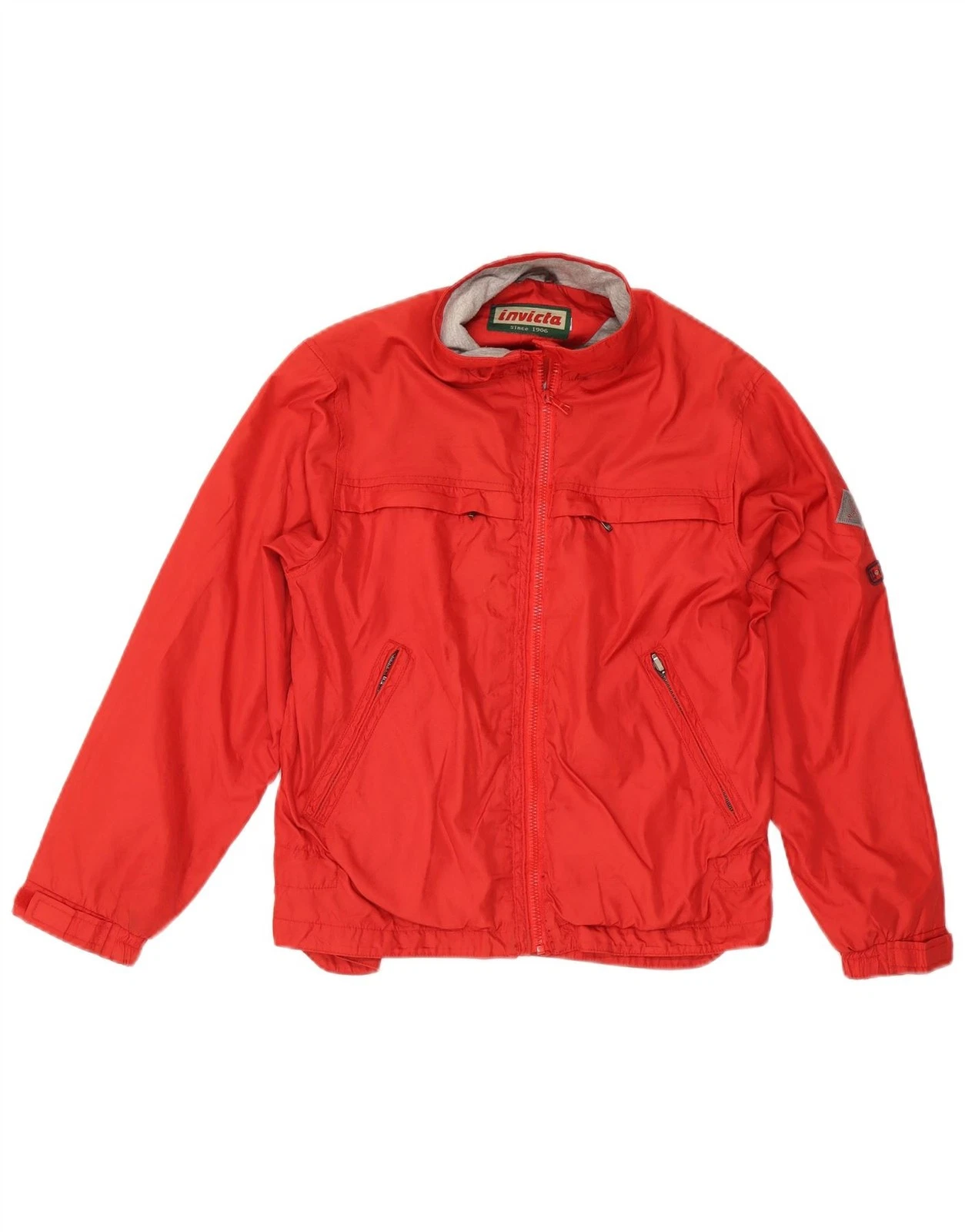 Invicta Mens Windbreaker Jacket UK 36 Small Red Polyamide DM04