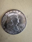 1962 Franklin Half Dollar 50c Silver 90% Silver Coin United States