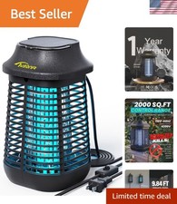 Bug Zapper 4200V for Outdoor and Indoor, 9.84 Ft Power Cord with Switch, Wate...