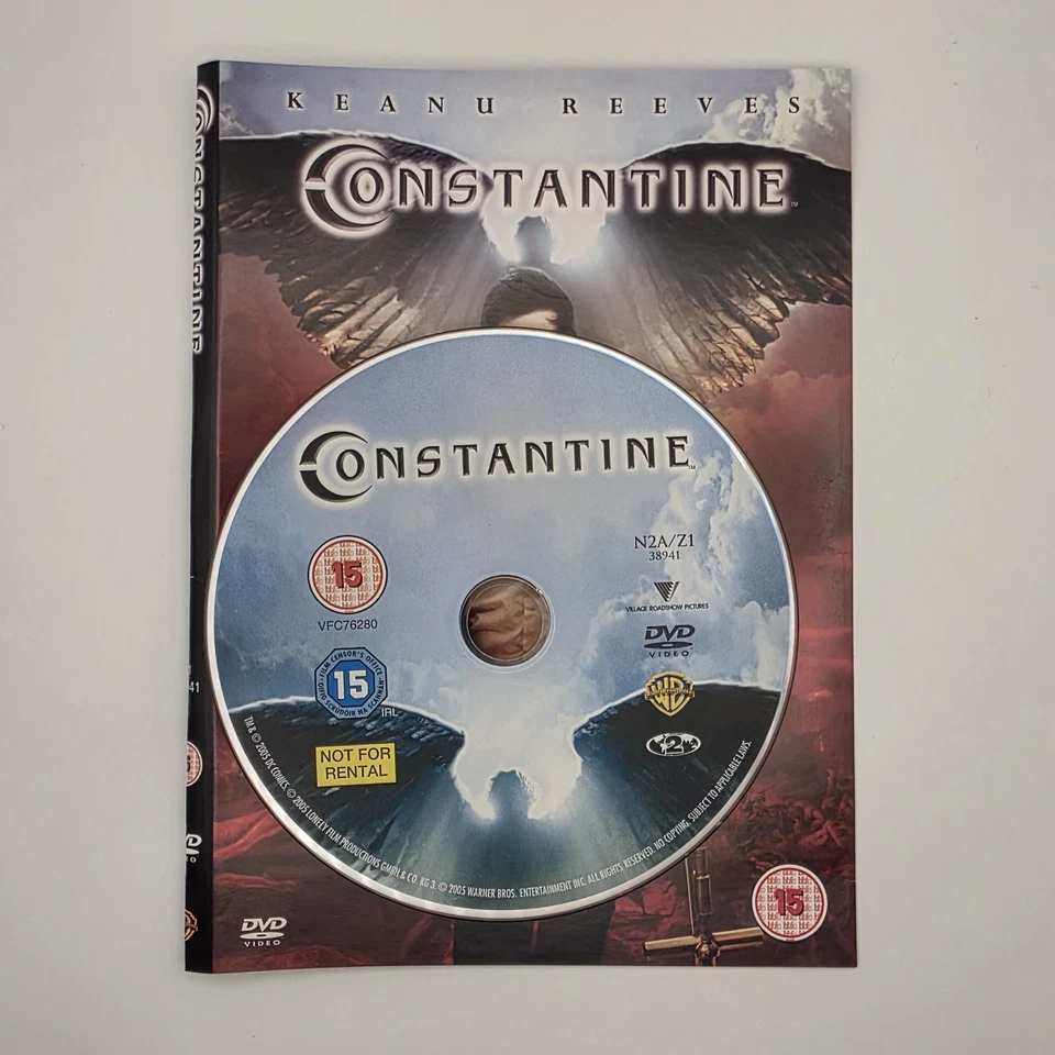 Constantine DVD (2005) Keanu Reeves, Lawrence (DIR) cert 15 (B6) - Image 2 of 3