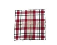 Williams Sonoma Holiday Winter Tartan Plaid Dinner Napkin Napkins Set of 4 New