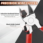 2PCS Wire Cutters Side cutter Cable 6/5" Heavy Duty Cutting pliers Carbide Steel