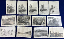 1940s Buffalo Hunt in South Dakota Photo Set Hide Trophy