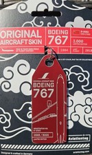 Aviationtag Shanghai Airlines Boeing 767 767-300 B-2563 RZADKI CIEMNOCZERWONY