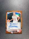 2025-26 Topps Bowman Chrome Auto Darianna Alexander 1st Orange 12/25 EF81