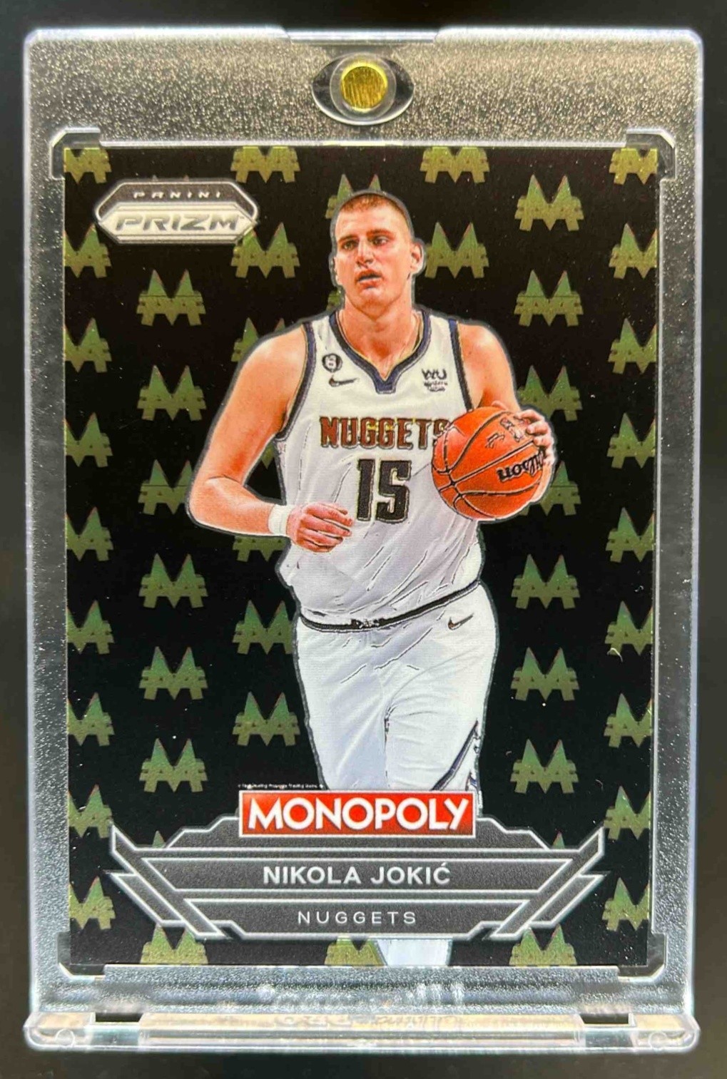 2022-23 Prizm Monopoly Nikola Jokic Money Black #M7 Nuggets