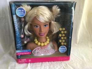 barbie glam styling head