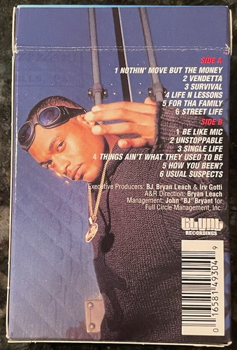 Mic Geronimo - Vendetta (1997) Cigarette Case Hip Hop Rap Rare Cassette - Picture 3 of 5
