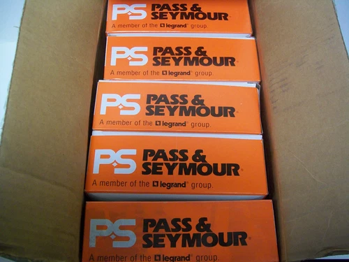 (Box of 100) P&S 5366-SS 20 Amp 125 Volt Straight Blade Male Cord Cap New in Box