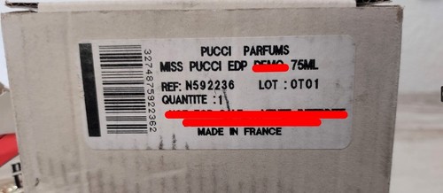 Miss Pucci Emilio Pucci EDP (eau de parfum) 75ml. Discontinued. Neutral box. - Imagen 4 de 6