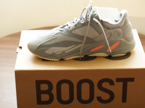 Adidas Yeezy Boost 700 EG 7597 Color Inerti Gray Size 47 1/3 Warranty New - Picture 2 of 2