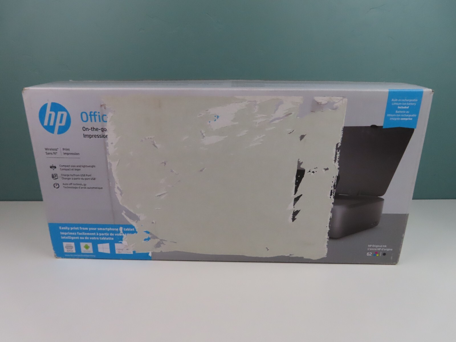HP OfficeJet 200 Portable Printer with Wireless & Mobile Printing - NEW
