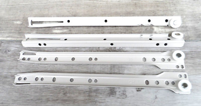 5 Pairs Drawer Slide 12'' Bottom Mount Drawer Rails w/ Smooth Sliding Nylon Wheel