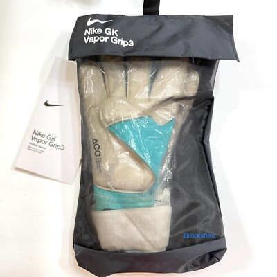 Nike GK Vapor Grip 3 ACC Soccer Goalkeeper Gloves Unisex Size 8 FB2999-010