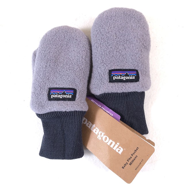 patagonia baby pita pocket mittens