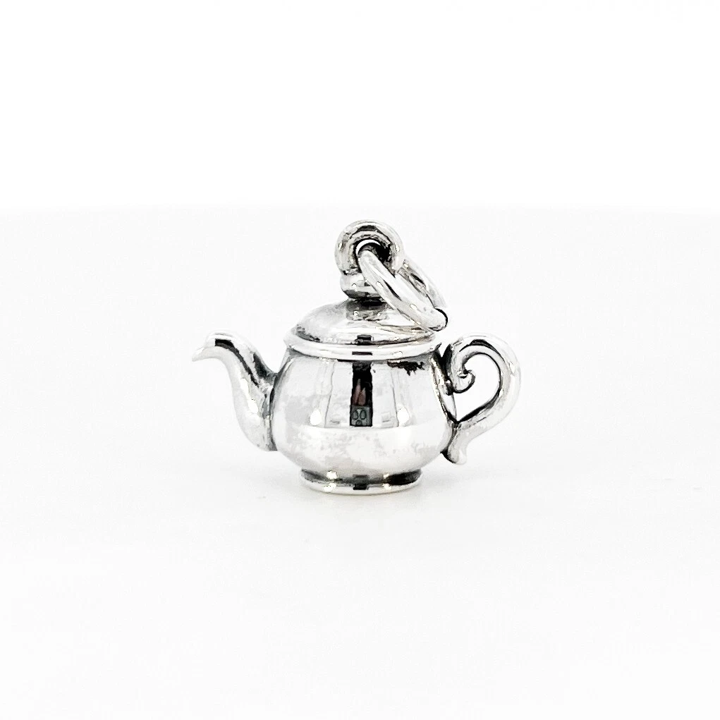 SUPER RARE JAMES AVERY STERLING SILVER TEAPOT CHARM TEA POT