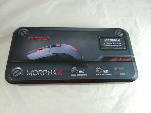 EpicGear EGMMX1-BGDAA MORPHA X Gaming Mouse, Modular dual sensor 12000dpi - 第 1/3 張圖片