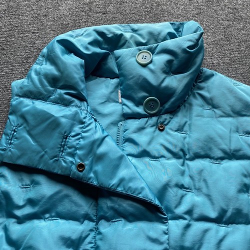 Talbots Vest Womens Size Small Teal Sleeveless Quilted Full Zip Pockets Nylon - Picture 8 of 12
