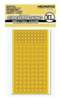 HIQ Parts Circle Masking Sticker XL (6.2-7.6mm) CMS-XL-MSK