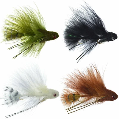 THE FLY FISHING PLACE Mini Sex Dungeon Streamer Sampler - Articulated Trout and Bass Fly Fishing Flies