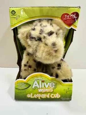 WowWee Alive Minis Leopard Cub Feed Me With My Bottle! Sounds Plush Toy 2008