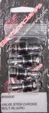 Billet Specialties 999900 Bolt-On Valve Stems Chrome Bolt-On Set of 4 - BSP9