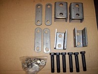 Weld On Utility Trailer Single Axle Leaf Spring Hanger Kit For Double Eye Spring Weld On Utility Trailer Single Axle Leaf Spring Hanger Kit For Double Eye Spring