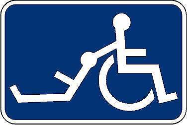 Handicapschild lustiger Aufkleber. Vinyl Aufkleber Aufkleber. Handicap  Humor. Lu