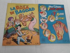 TOPOLINO ALBO D' ORO 345 -7 nani buoni  originale-speciale 1952 + rosa Bagdad
