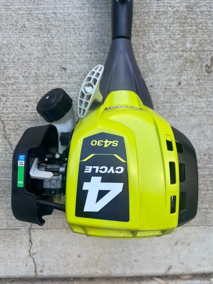 Ryobi 4 Cycle Gas Power Head Untested Pull Cord Stuck eBay