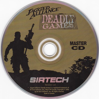 Replacement for Jagged Alliance: Deadly Games (PC, 1996) *DISC ONLY*