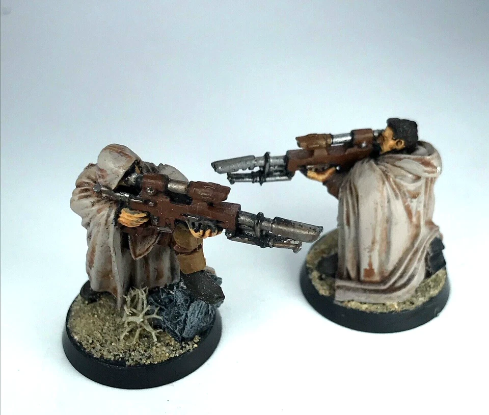 Atiradores tema deserto metal guarda imperial - pintado - Warhammer 40K X635 - Imagem 2 de 2