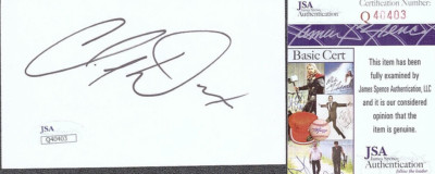 CHRIS LEDOUX Signed Autograph 3X5 Index Card JSA COA | eBay