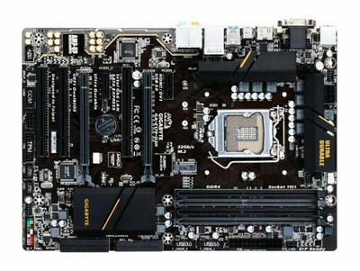 Gigabyte GA-Z170-D3H Socket H4/1151 Motherboard Intel Z170 DDR4 USB3.0 VGA ATX
