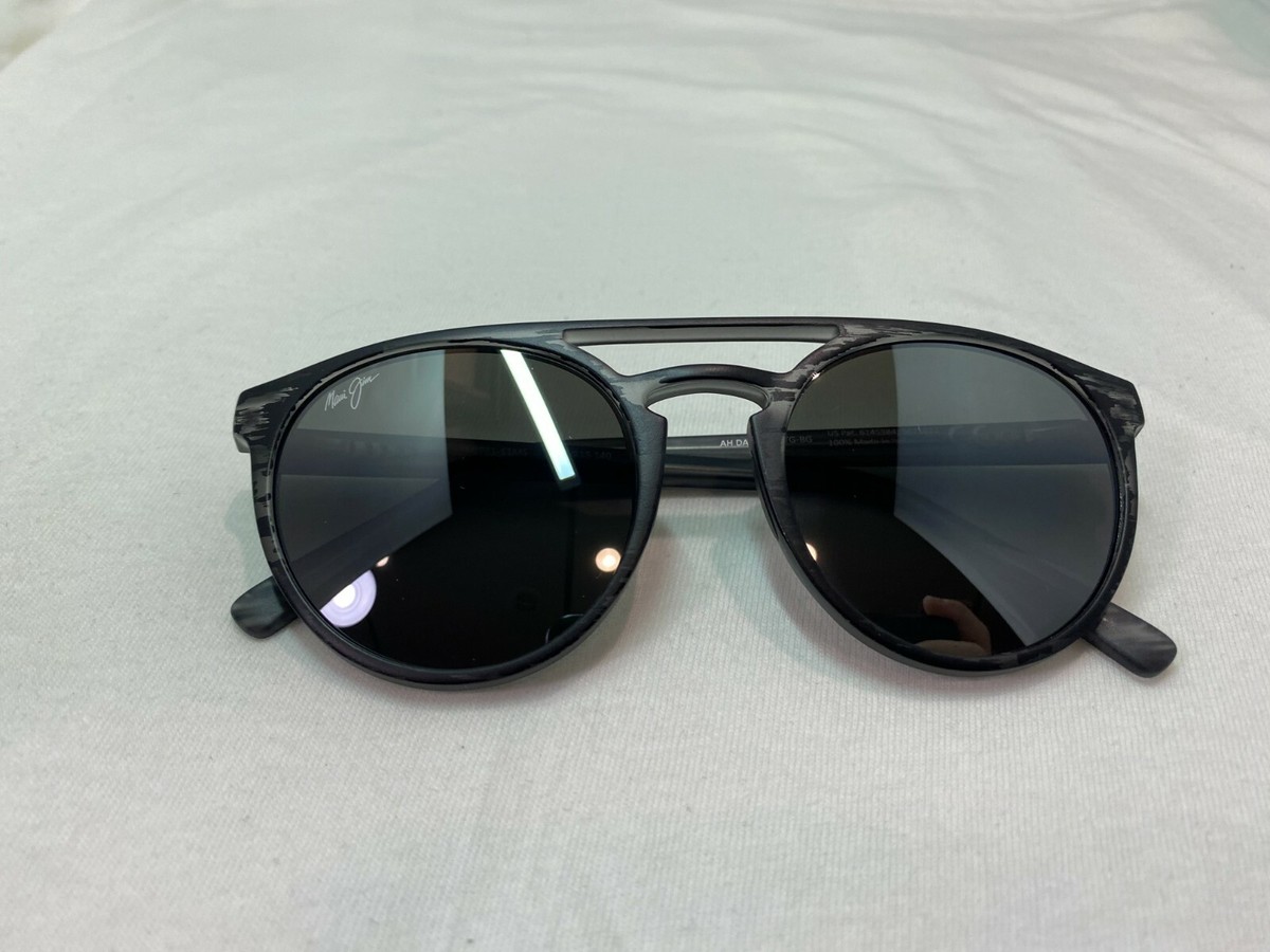 小物 Maui Jim MJ781-11MS Maui Jim Ah Dang 781-11MS Matte Grey Stripe Neutral Grey