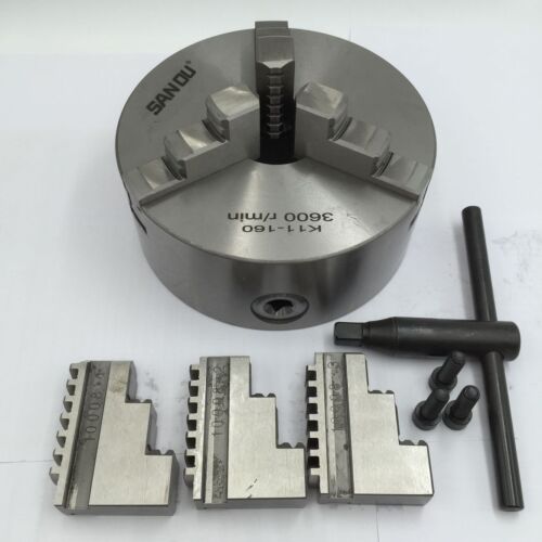 3Jaw 4Jaw 6Jaw Lathe Chuck Self-Centering Lathe Milling Clamping Chuck 80~250mm - Picture 13 of 15