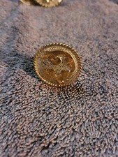 Saddle Concho Floral rope edge  screw in 1  in 