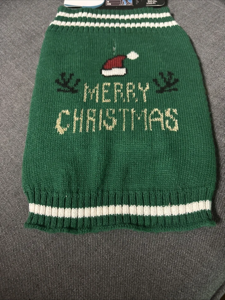 Warme Haustier Hund Pullover Winter Kleidung für kleine Hunde Gr. M Weihnachten - Bild 3 von 3