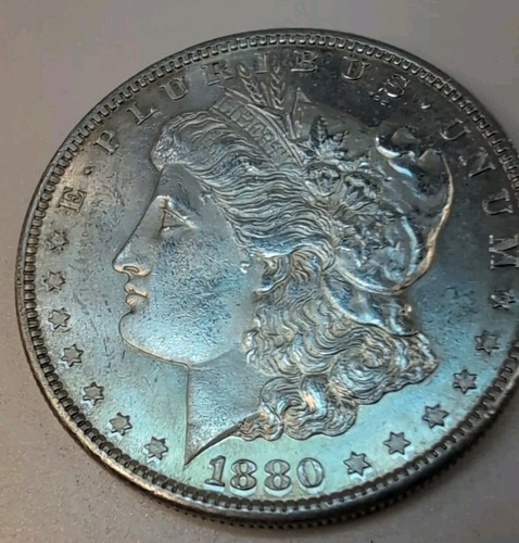 Dólar de plata Morgan 1880-S. - Imagen 2 de 14