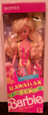 MIB NRFB "Skipper" Hawiian Fun Barbie with Hula Skirt "5942" CIRCA 1990