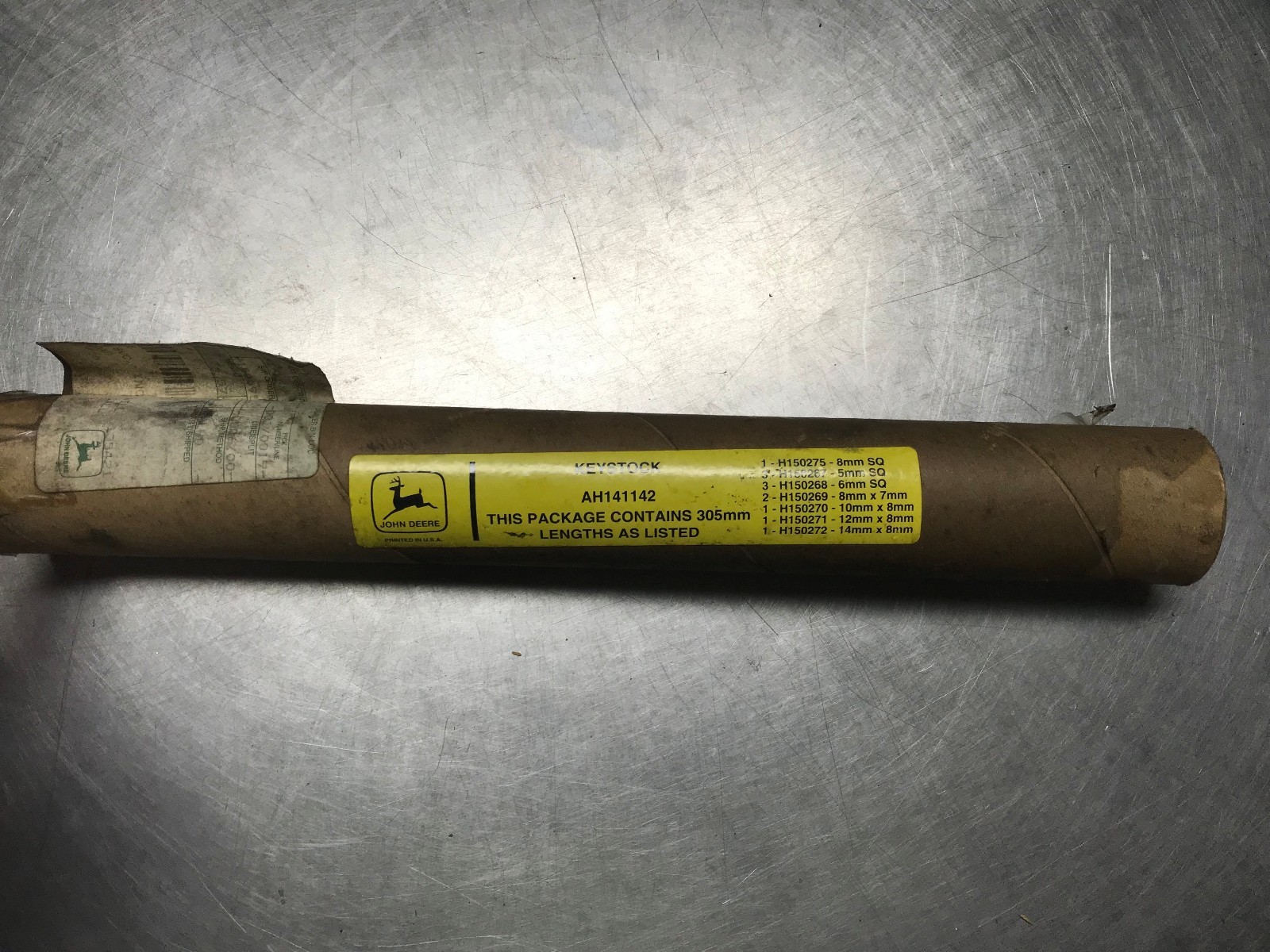 AH141142 GENUINE John Deere SHAFT KEY KEYSTOCK Fits JD Combines eBay