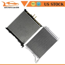 Radiator And AC Condenser Fits 11 12 13 14 15 Kia Optima 11-12 14 Hyundai Sonata