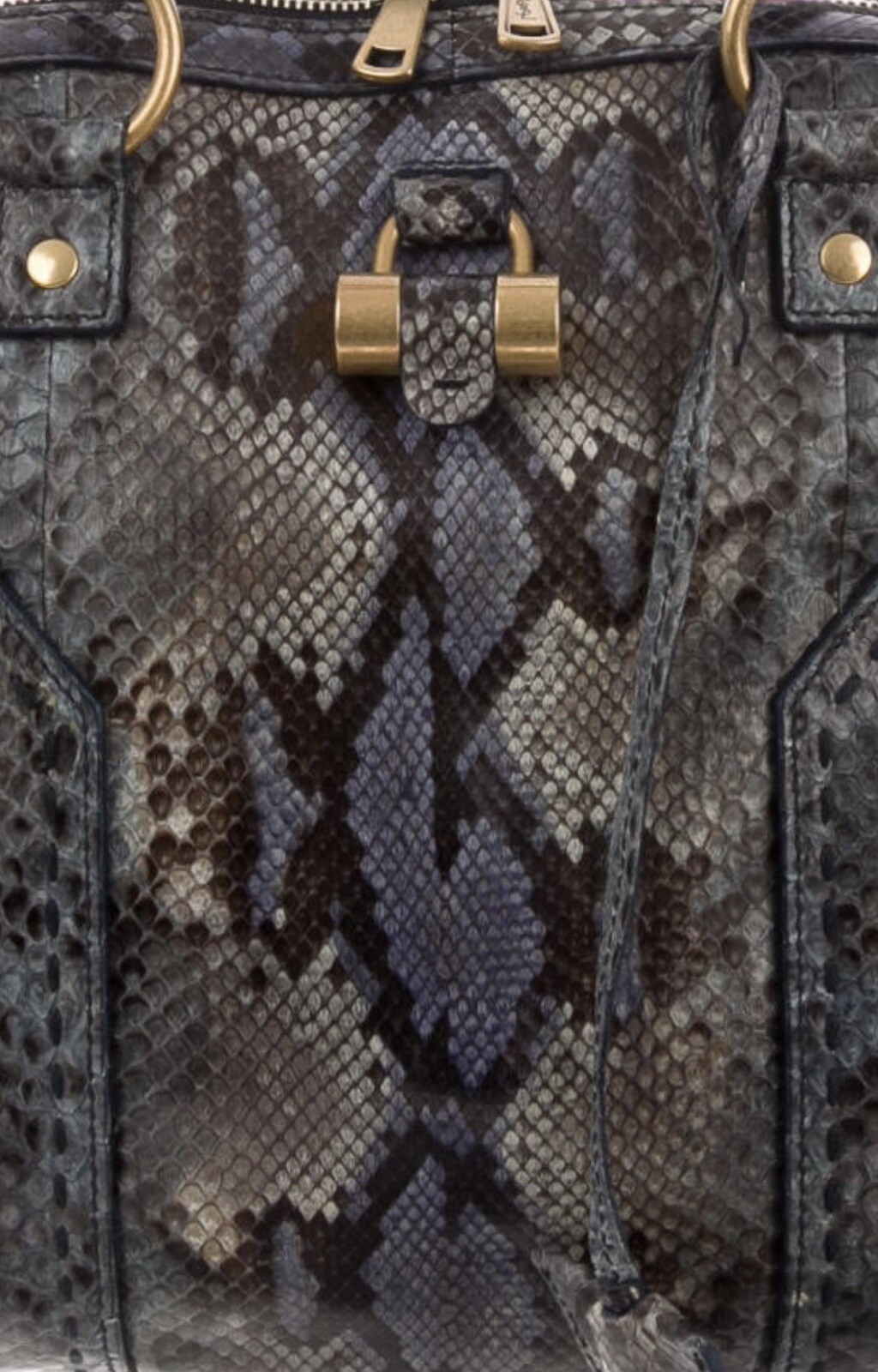 BORSA MUSA IN PELLE DI SERPENTE $3995 YVES SAINT LAURENT PYTHON