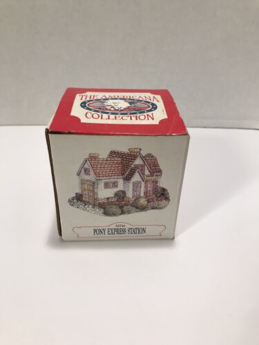 New in Box The Americana Collection Pony Express Station - Picture 1 of 11