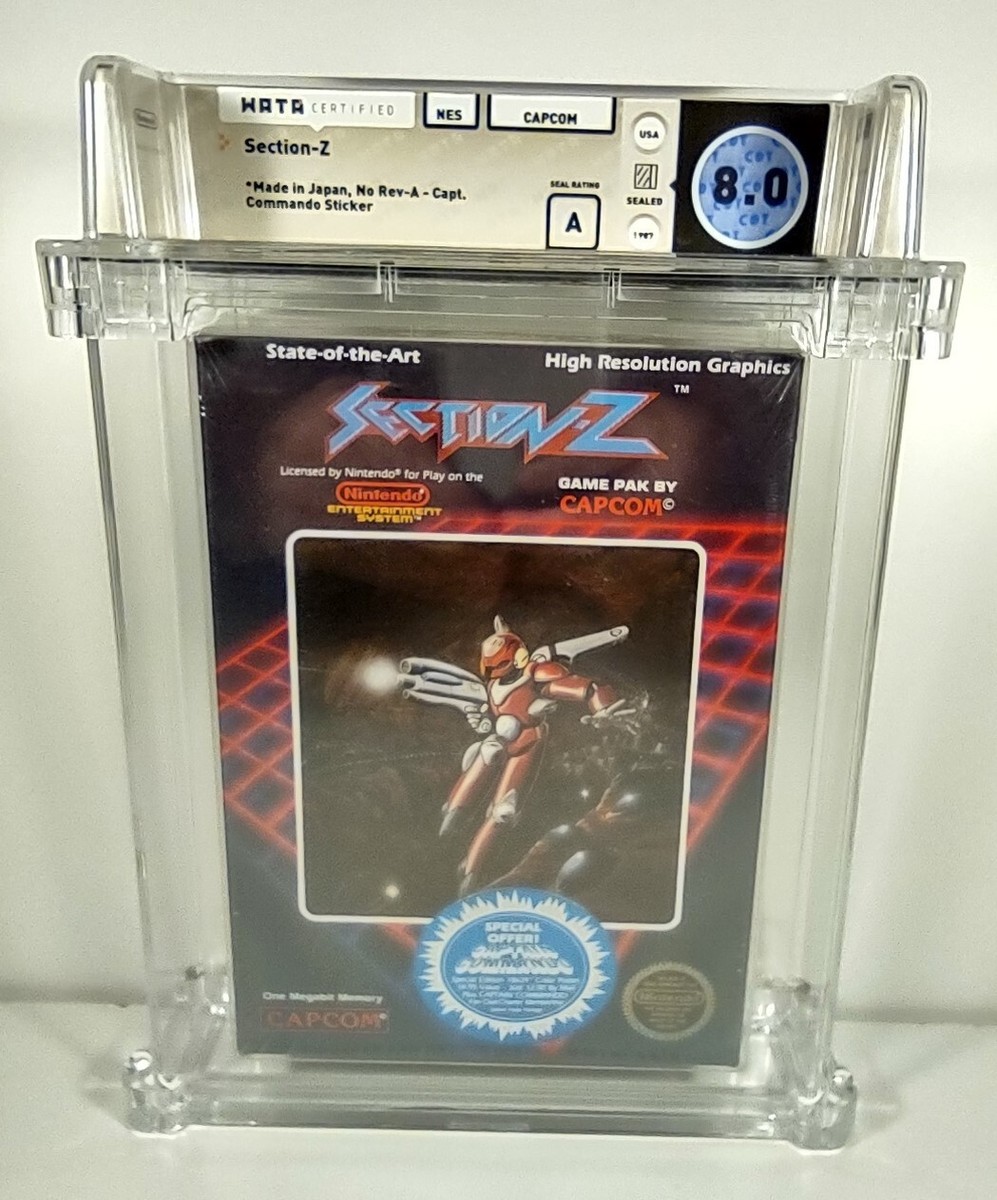 任天堂 - wata Section Z New Nintendo NES Factory Sealed WATA Grade 8.0 A