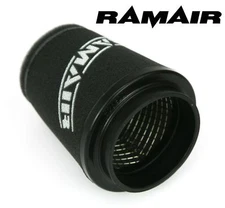 RAMAIR INDUCTION FOAM CONE AIR FILTER UNIVERSAL 90mm NECK - 125mm TALL