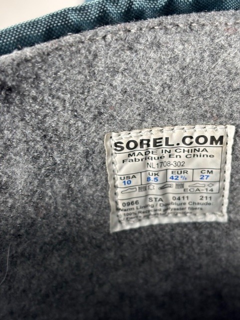 Barely Worn $180 SOREL Calgary '88 Knee High  Winter Pack Boots Women's 10 image 6