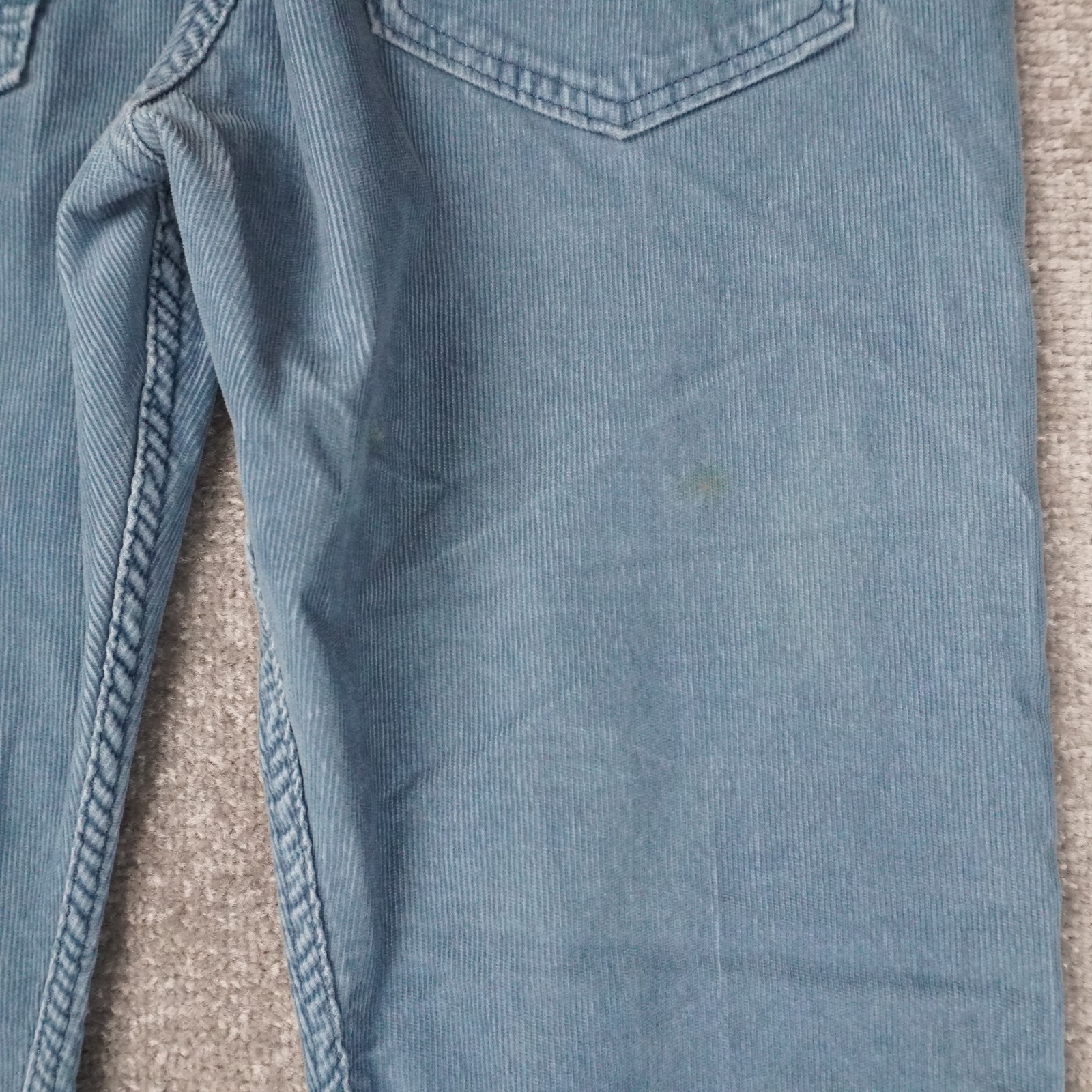 Levi's 502 Corduroy Mens 36x29 Blue Slight Tapered Pants thumbnail 12