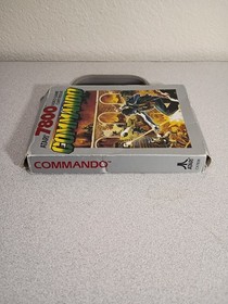 Commando Atari 7800 1989 With Box And Manual Tested Works
